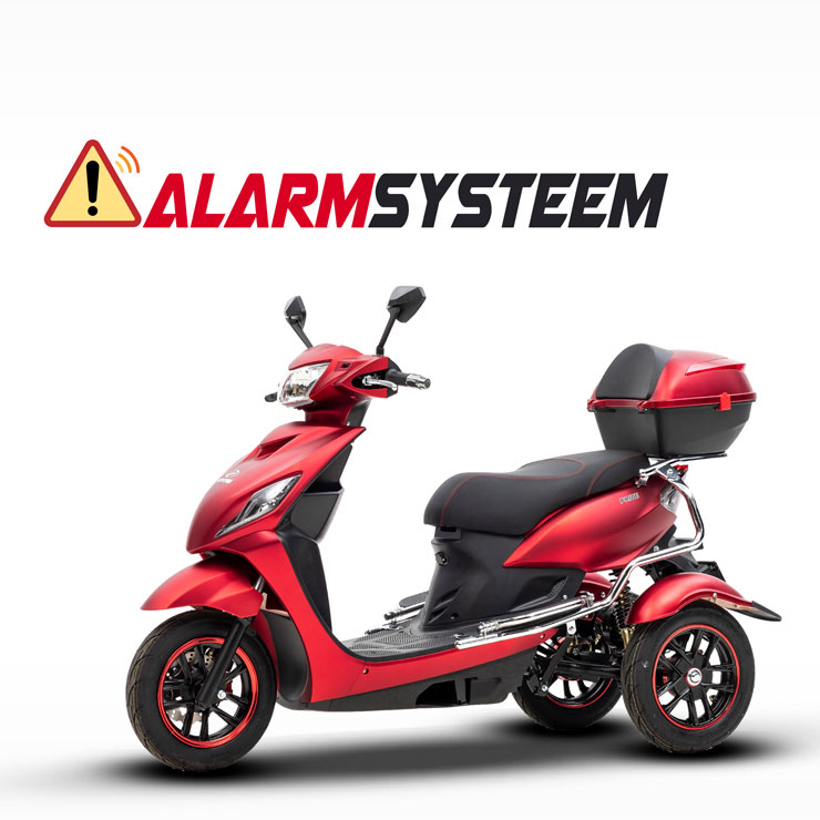 Driewielscooter Pride Alarm System