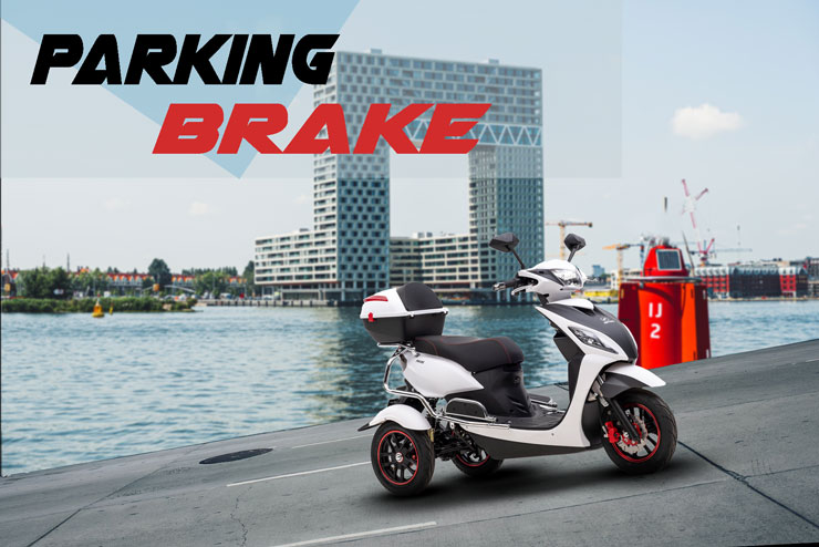 Driewielscooter Pride Parking Brake